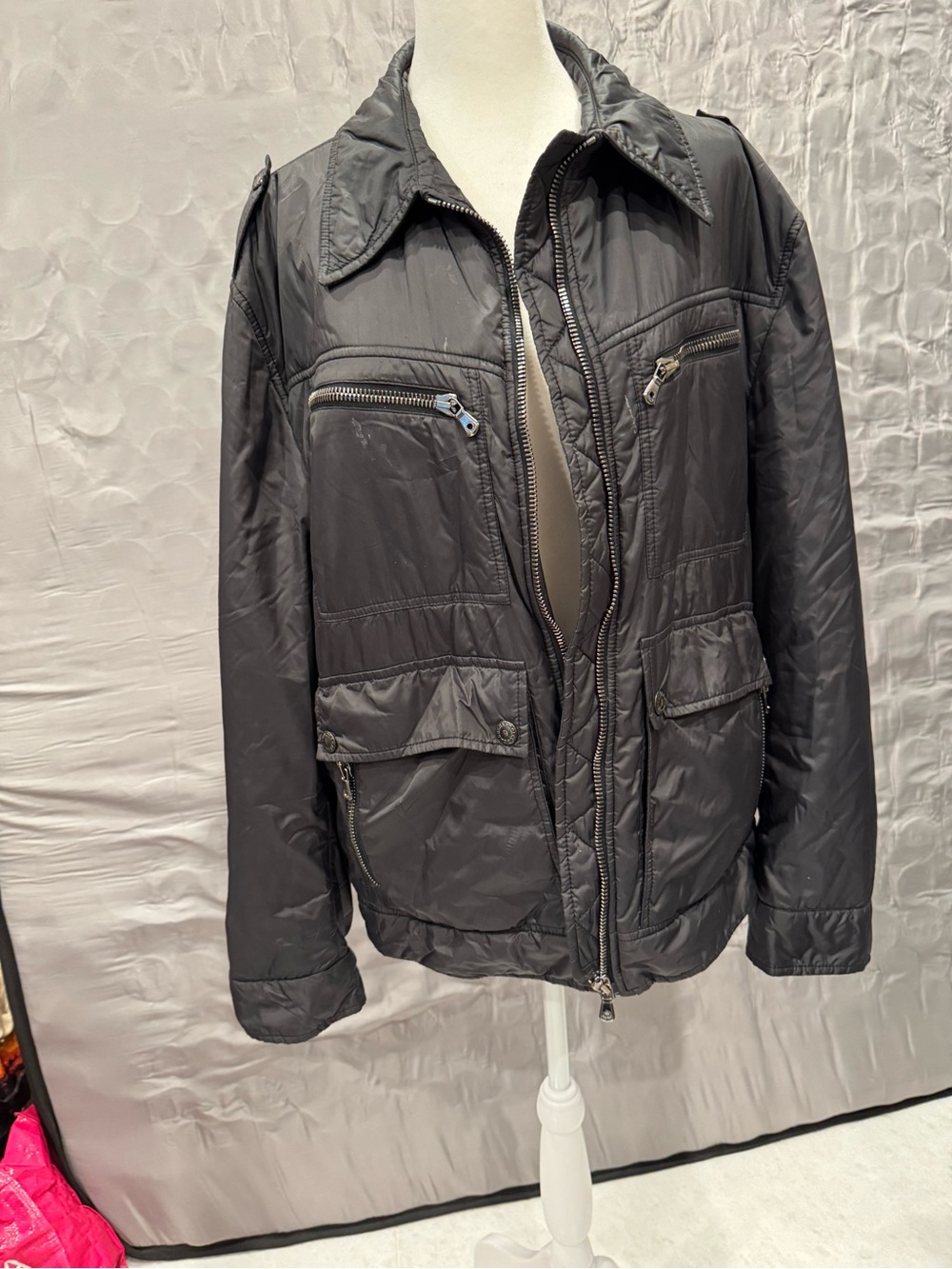 Dolce & Gabbana Black Quilted Performance Jacket